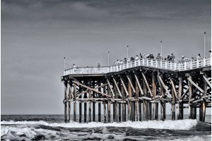 Fishing at Crystal Pier II