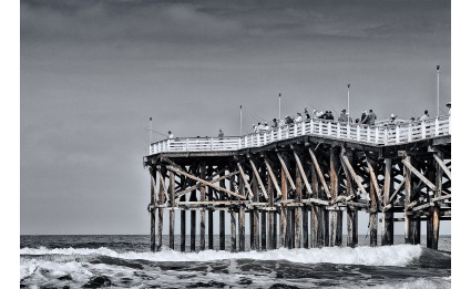 Fishing at Crystal Pier II