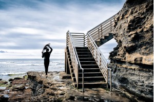 Sunset Cliffs Surfer