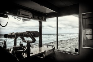 Inside the Old Del Mar Lifeguard Headquarters
