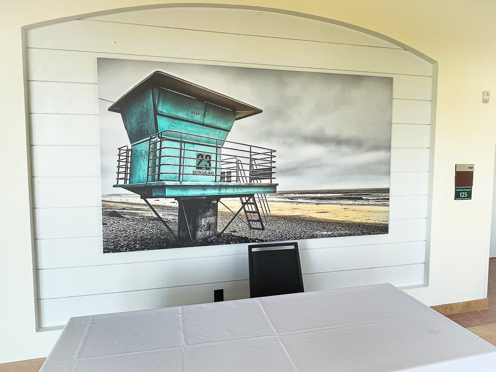 See me at 23 at Hilton Garden Inn 8x5 feet