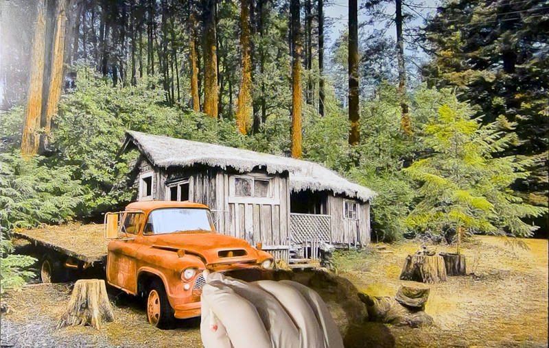 adding burnt sienna to the truck