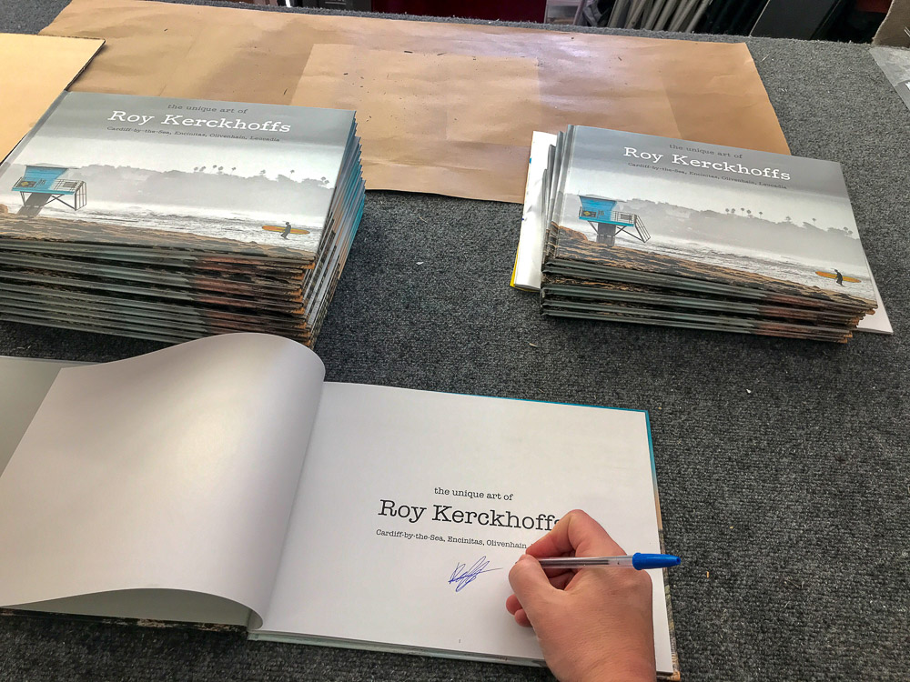 Signing my Encinitas book
