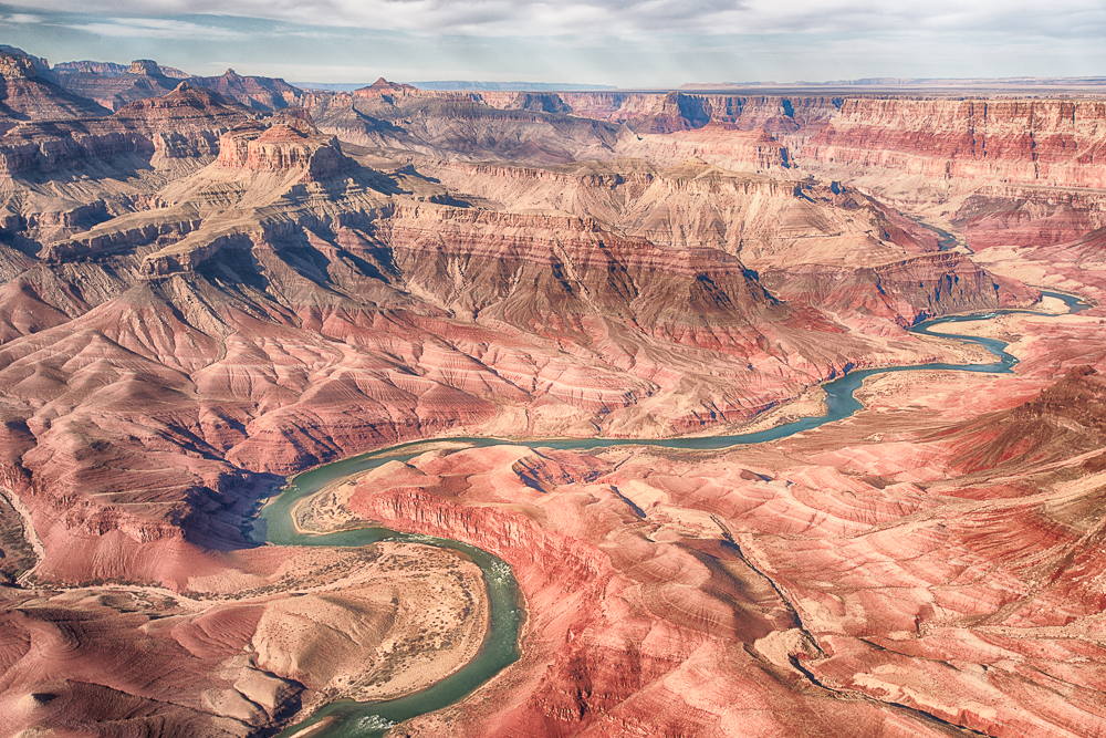 arizona flying over uncar rapids grand canyon