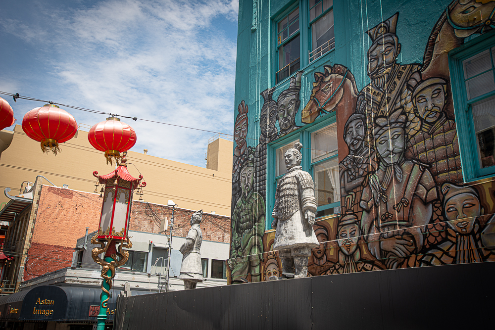 driving through chinatown san francisco