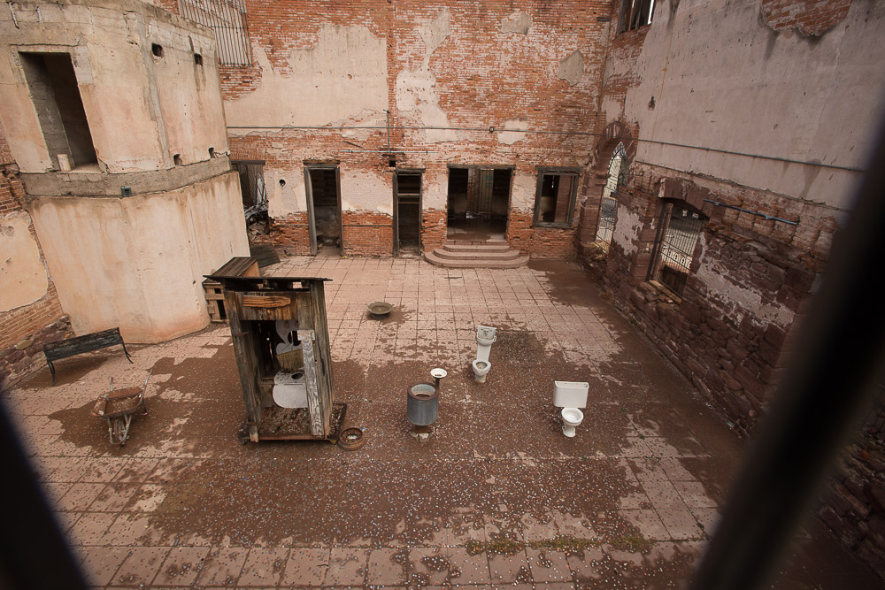 jerome arizona bartlett hotel toilet exhibition
