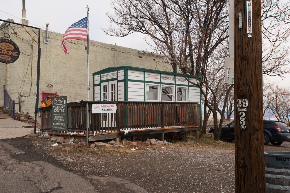 jerome arizona official visitor center little cabin