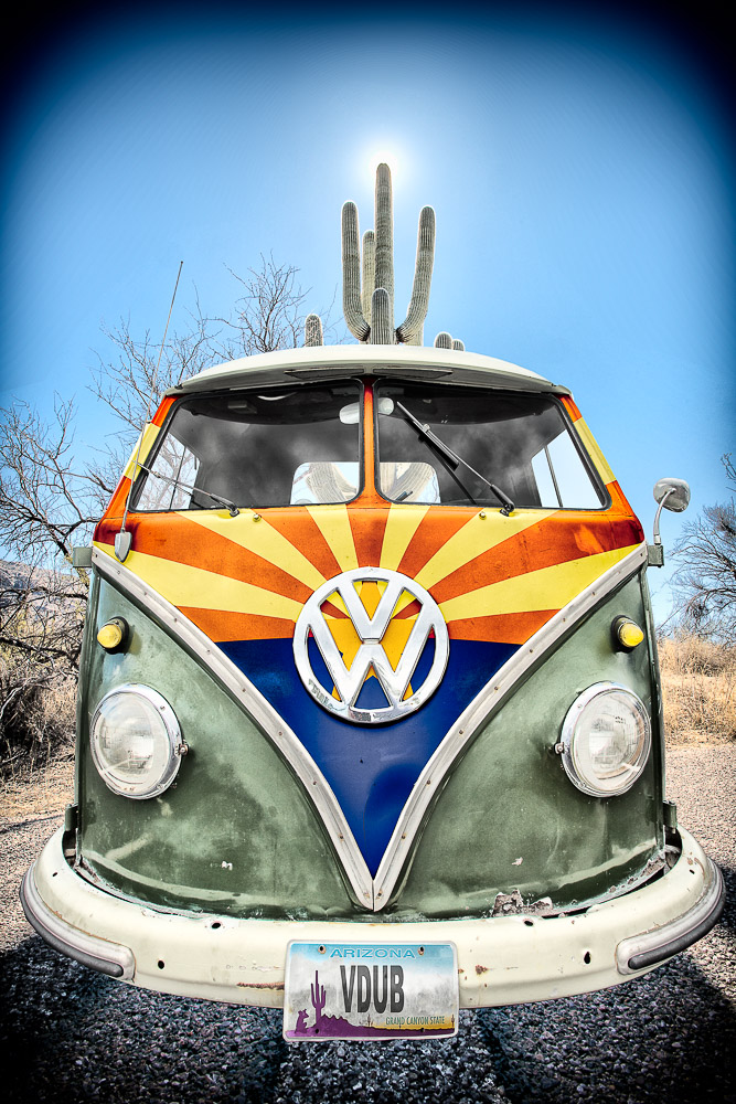 saguaro national park the arizona bus volkswagen