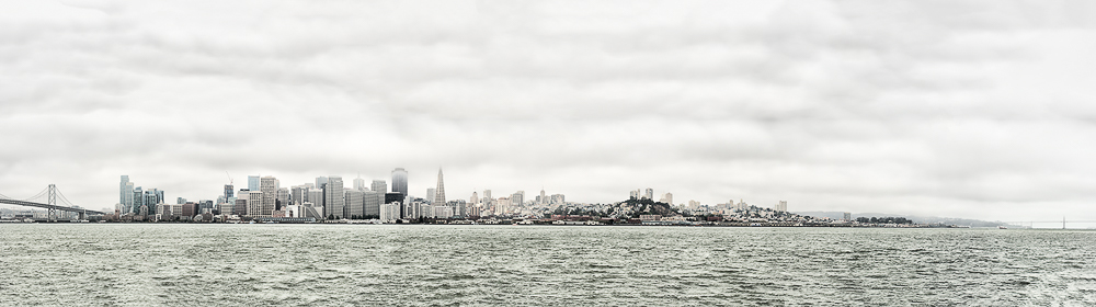 san francisco panorama from treasure island