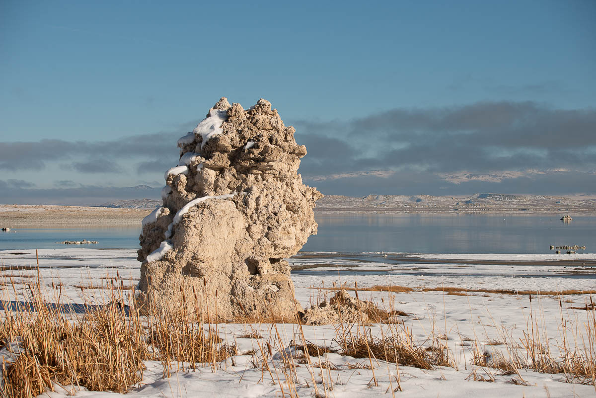 tufa in front of mono lake