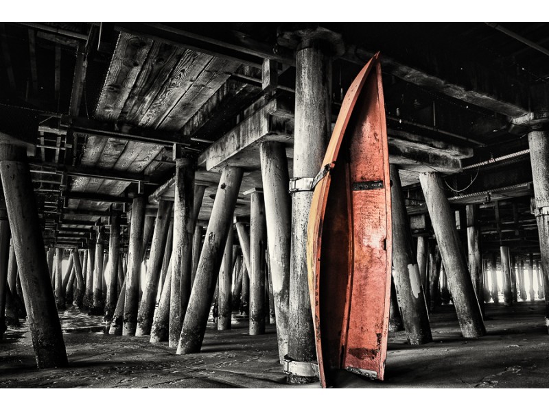 custom santa monica wall art